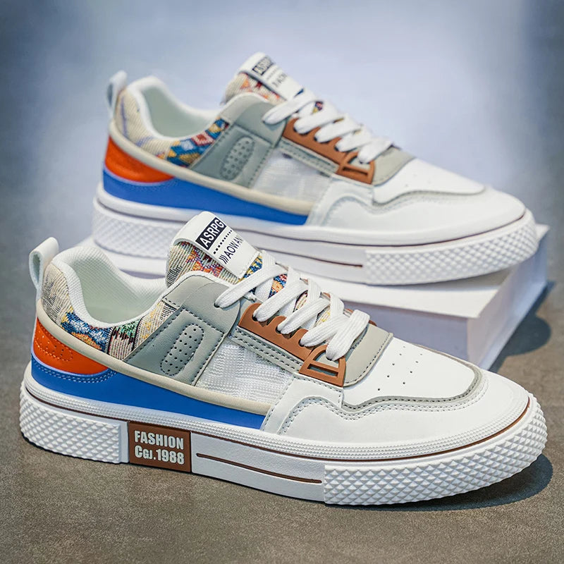 2026 Spring New Men's Casual Low-Top Trendy Canvas Shoes Versatile Breathable Skate Shoes for Daily Wear Suitable for Outdoor Activities