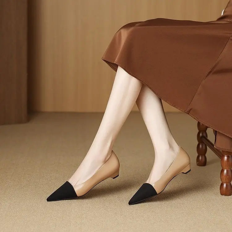French ladies' high-heeled shoes fashion temperament shallow mouth elegant office women's shoes women's high heels