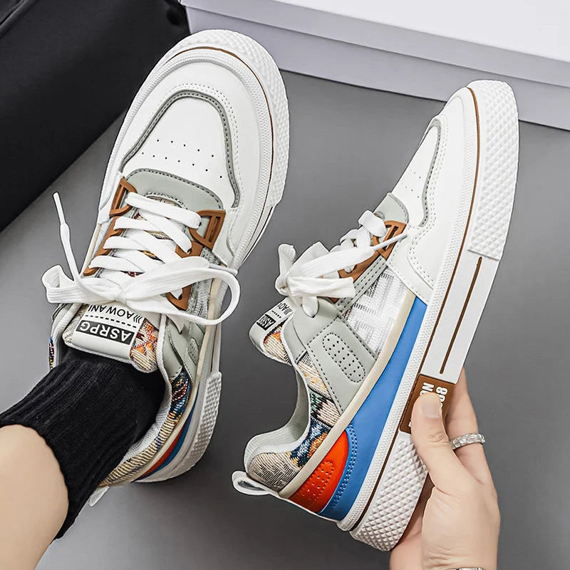 2026 Spring New Men's Casual Low-Top Trendy Canvas Shoes Versatile Breathable Skate Shoes for Daily Wear Suitable for Outdoor Activities