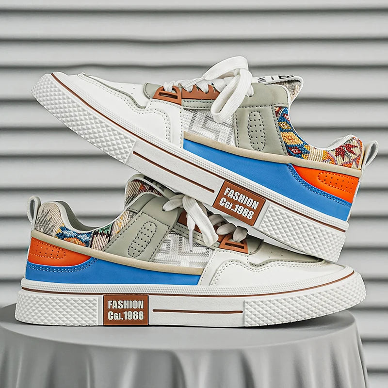 2026 Spring New Men's Casual Low-Top Trendy Canvas Shoes Versatile Breathable Skate Shoes for Daily Wear Suitable for Outdoor Activities