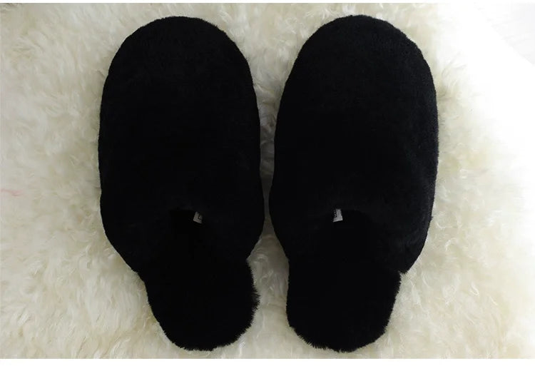100% Real Wool Natural Fur Home Slippers Indoor Winter Slippers Fur Slippers Lady Home Shoes Women Casual Keep Warm House Shoes