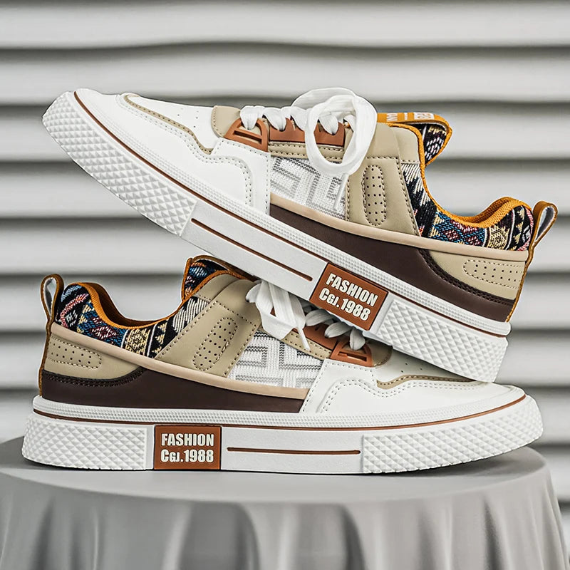 2026 Spring New Men's Casual Low-Top Trendy Canvas Shoes Versatile Breathable Skate Shoes for Daily Wear Suitable for Outdoor Activities